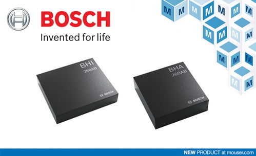 貿澤電子開售博世BHI260AB與BHA260AB智能傳感器中樞，賦能新一代電子產品